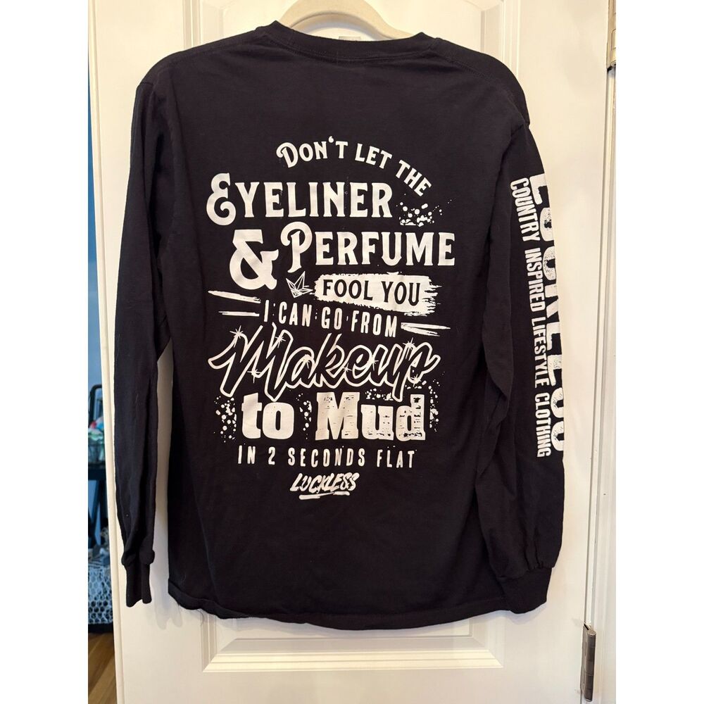 Luckless Outfitters Graphic Long Sleeve Tshirt Size Medium EUC